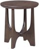 Basset Mirror Dunnigan Matte Brown End Table-0