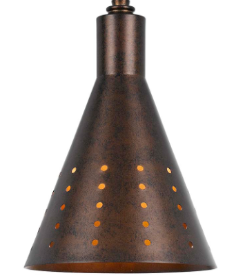 Cal® Lighting & Accessories Uni Pack Rust Pendant-1