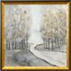 Stylecraft Golden Grove Black/Gold/Gray/Light Gray/White Wall Art -0