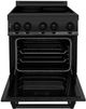 ZLINE 24" Black Stainless Steel Pro Style Induction Range-2