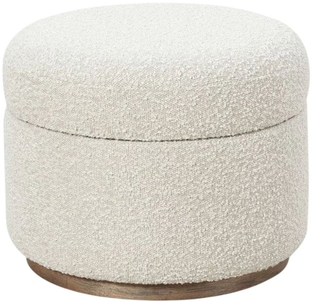 Modus Furniture Virgil Off-White/Ricotta Ottoman-0