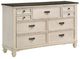 TEI Somerset Cottage Brown/White Dresser-0