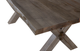 Bassett® Furniture Customizable BenchMade Crossbuck 72" Live Edge Dining Table-3