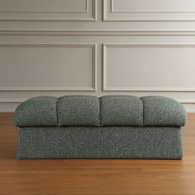 Uttermost® Harlem Lake Blue/Moss Green Bench-3