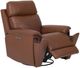 Flexsteel® Meet Your Perfect Match Refined Hickory Leather Power Swivel Gliding Recliner with Power Headrest and Lumbar-4