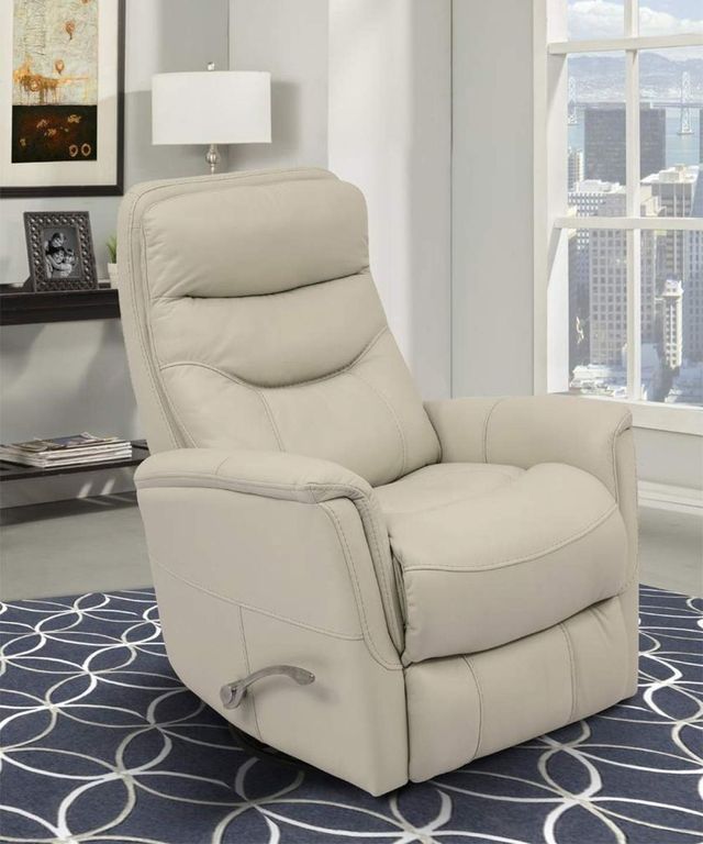 Parker House® Gemini Ivory Manual Swivel Glider Recliner-3