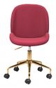 Zuo® Miles Red Office Chair-1