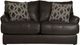 Jackson Furniture Prato Chocolate Leather Loveseat-1