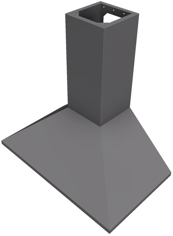 Vent-A-Hood® 36" Gunsmoke Euro Style Wall Mounted Range Hood-1