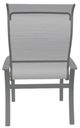 Telescope Casual Belle Isle Abalone/Graphite Aluminum/Fabric Outdoor Sling Supreme Arm Chair with Cape Gray Rustic Polymer Arm Accent-3