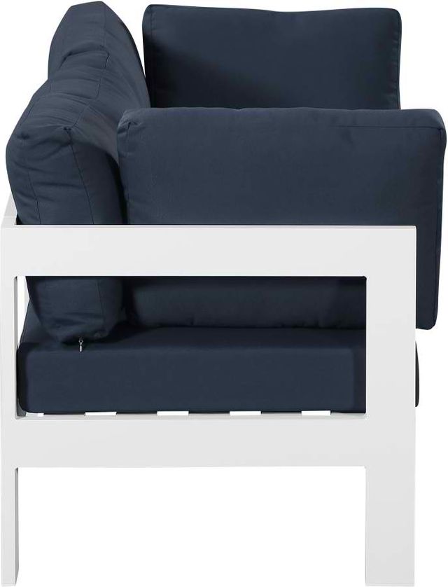 Meridian Furniture Nizuc 2-Piece Navy Outdoor Patio Modular Sofa-2