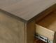 International Furniture Direct Parota III Barrel Brown Sofa Table-5