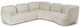Natuzzi Editions Customizable Lake 5-Piece Sectional -0