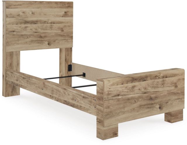 Signature Design by Ashley® Hyanna Tan Brown Twin Youth Panel Bed-2