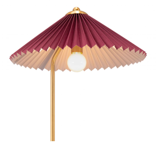 Zuo® Modern Charo Red Table Lamp-1