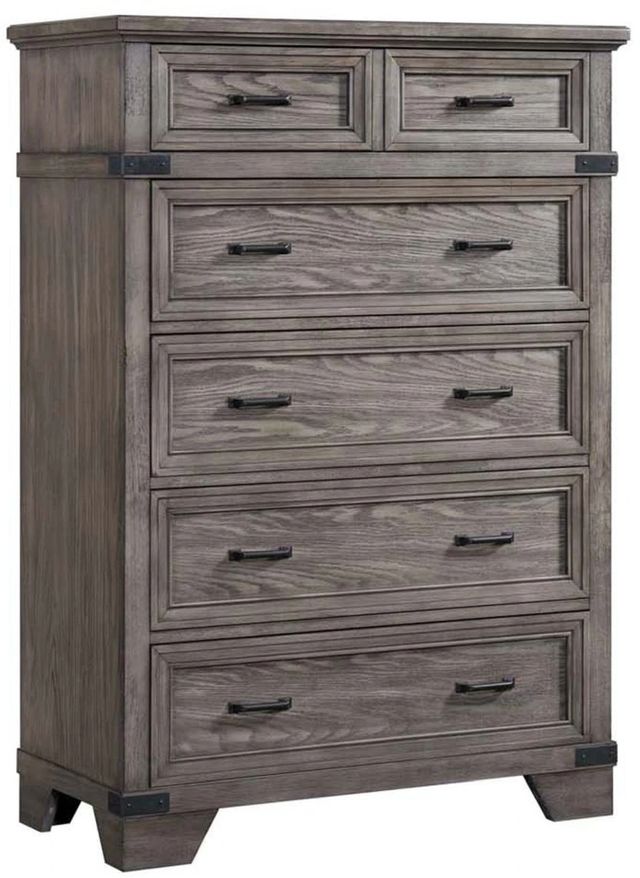 Intercon Forge Wire Brushed Steel Gray Standard Chest-0