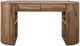 International Furniture Direct Balam Stained Brown Desk-2