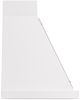 Ilve® Nostalgie II Noblesse 40" White Wall Mounted Range Hood with Burnished Trim-2