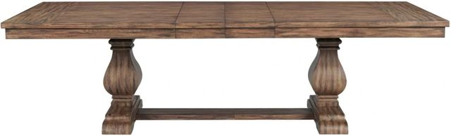Elements International Gramercy Walnut Dining Table-1