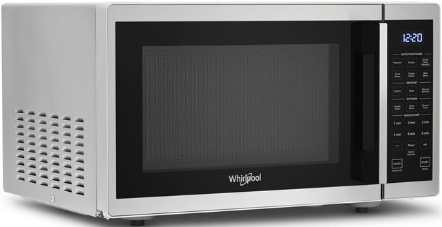 Whirlpool® 0.9 Cu. Ft. Heritage Stainless Steel Countertop Microwave-2