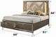 ACME Furniture Skylar Dark Champagne Queen Upholstered Panel Bed-2