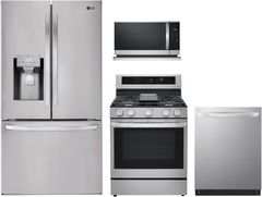 LG 4 Piece PrintProof™ Stainless Steel Kitchen Package