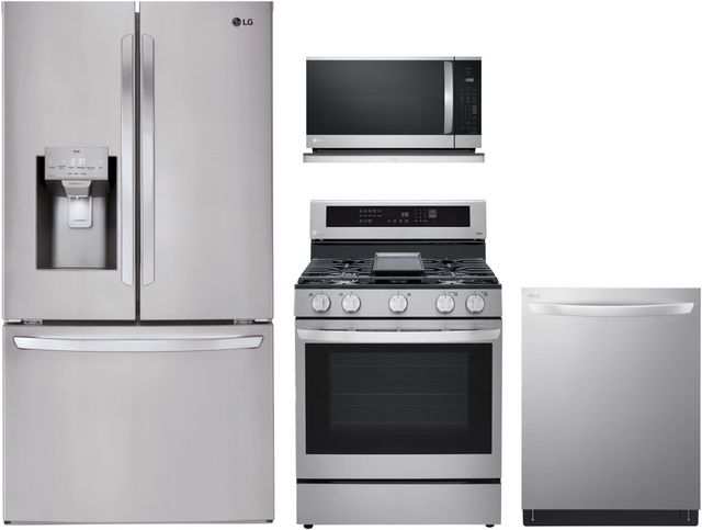 LG 4 Piece PrintProof™ Stainless Steel Kitchen Package