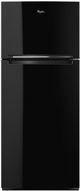 Whirlpool® 28" 17.6 Cu. Ft. Black Top Mount Freezer Refrigerator-0