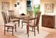 Tomali Klassic Amaretto Rectangular Dining Table with Two Extension Leaves-1