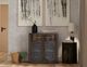 International Furniture Direct Balam Stained Dark Server-1