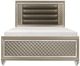 Homelegance® Loudon Bronze/Champagne Full Upholstered Panel Bed-2