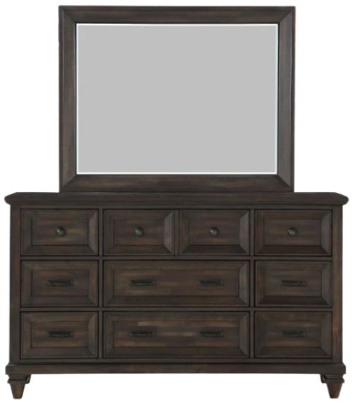 New Classic® Home Furnishings Sevilla 5-Piece Walnut Queen Bedroom Set-3