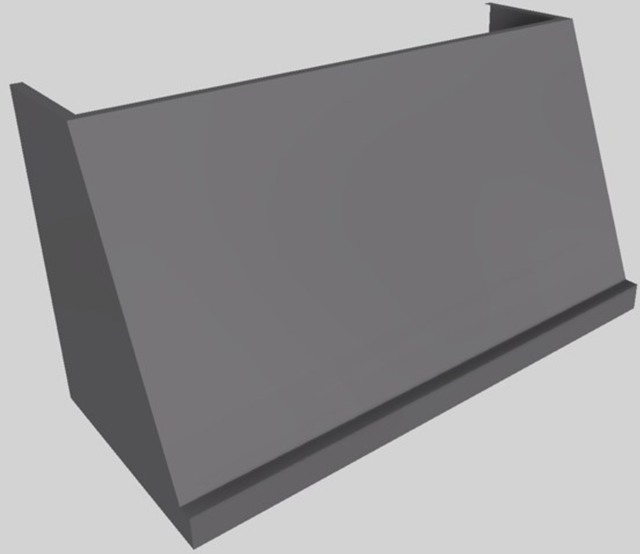 Vent-A-Hood® 54" Wall Mounted Range Hood-Gunsmoke-1