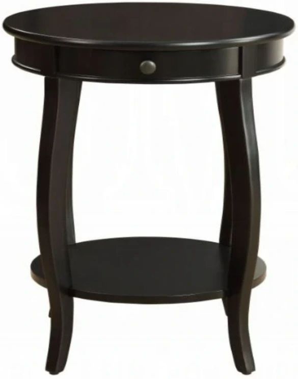 ACME Furniture Alysa Black Accent Side Table-1