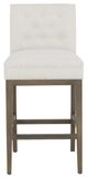 Fairfield® Customizable Entree Dining Straight Short Button Back Bar Stool-1