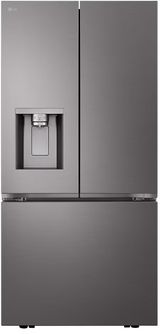 LG 33 in. 24.5 Cu. Ft. Black Stainless Steel French Door Refrigerator