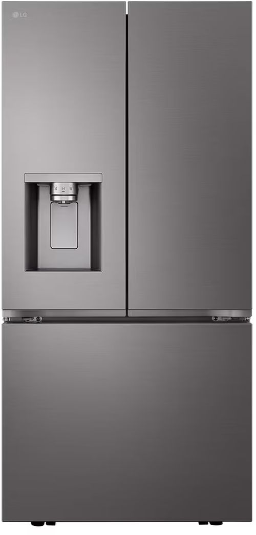 LG 33 in. 24.5 Cu. Ft. Black Stainless Steel French Door Refrigerator-0