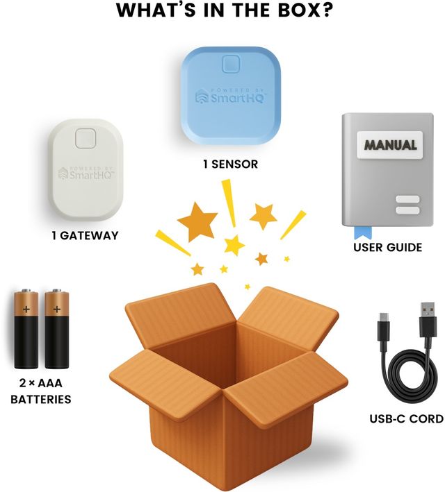 GE® Parts & Accessories SmartHQ™ 2.88" Blue Leak Detection Kit-1