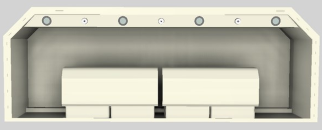 Vent-A-Hood® Designer Series 66" Biscuit Wall Mounted Range Hood-1