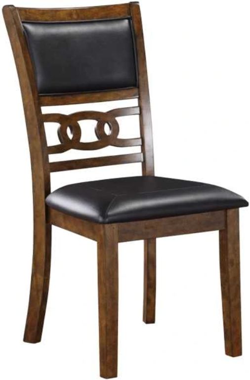New Classic® Home Furnishings Gia 5-Piece Black/Brown Dining Table Set-3