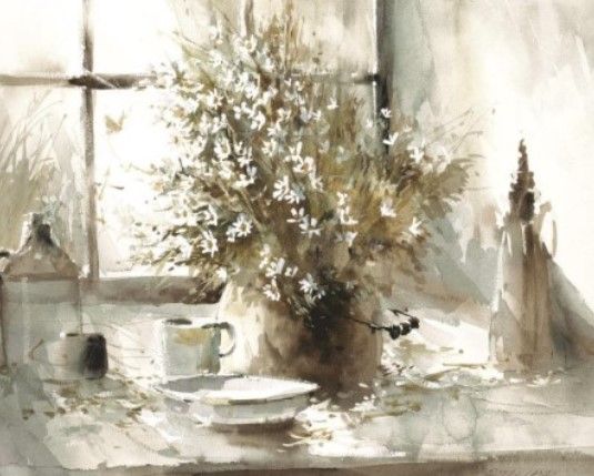 Classy Living George Bjorkland Daisy Still Life Wall Art-1
