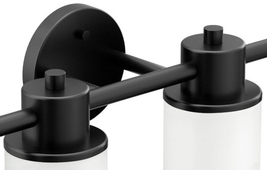 Moen® Iso™ Matte Black Four Globe Bath Light-1