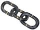 A & B Home Gray Three Link Oval Chain-1
