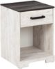 Signature Design by Ashley® Shawburn Charcoal Gray/Whitewash Nightstand-0