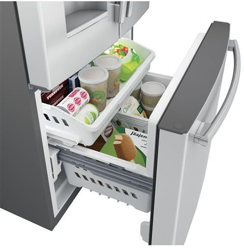 GE® Series 23.8 Cu. Ft. Stainless Steel French Door Refrigerator-2
