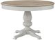 American Woodcrafters Beach Comber 7-Piece Brown/Weathered White Top Dining Table Set-2