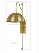 Forty West Callahan Gold Sconce-1