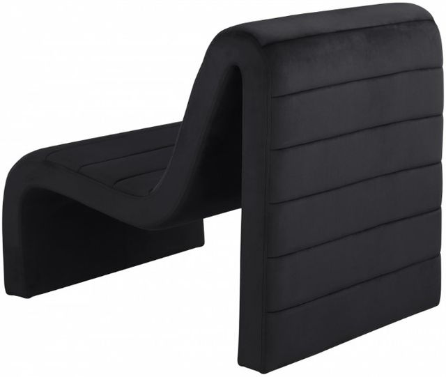 Meridian Furniture Ivy Black Velvet Accent Chair-3