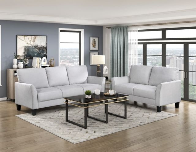 Homelegance® Aliana Gray Loveseat-1