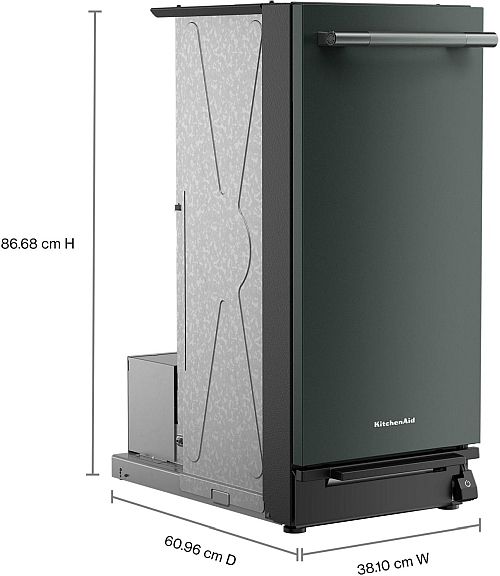 KitchenAid® 15" Juniper Trash Compactor with Built-In Odor Management System-4